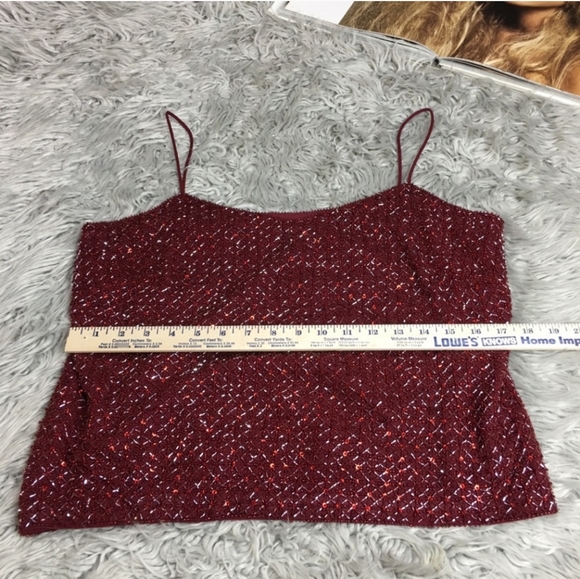 Ann Taylor Petites Beaded Silk Top New - Picture 5 of 6